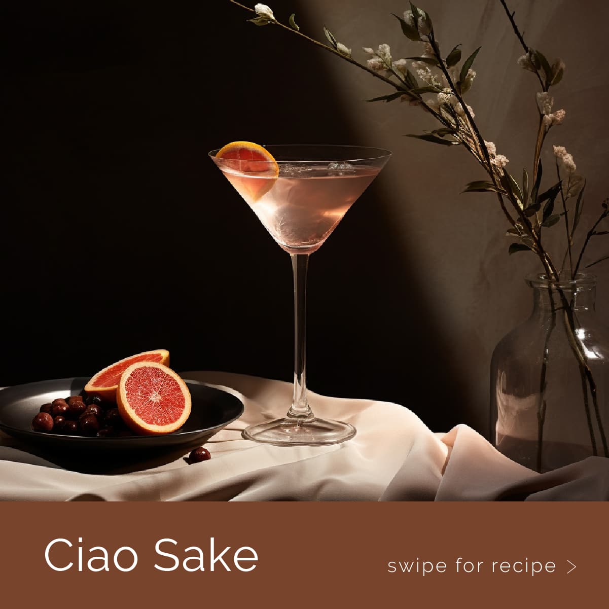 A Ciao Sake cocktail