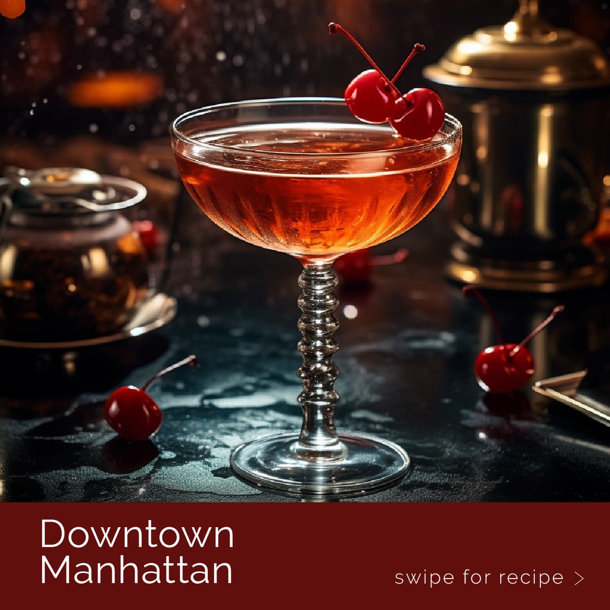 A Downtown Manhattan cocktail
