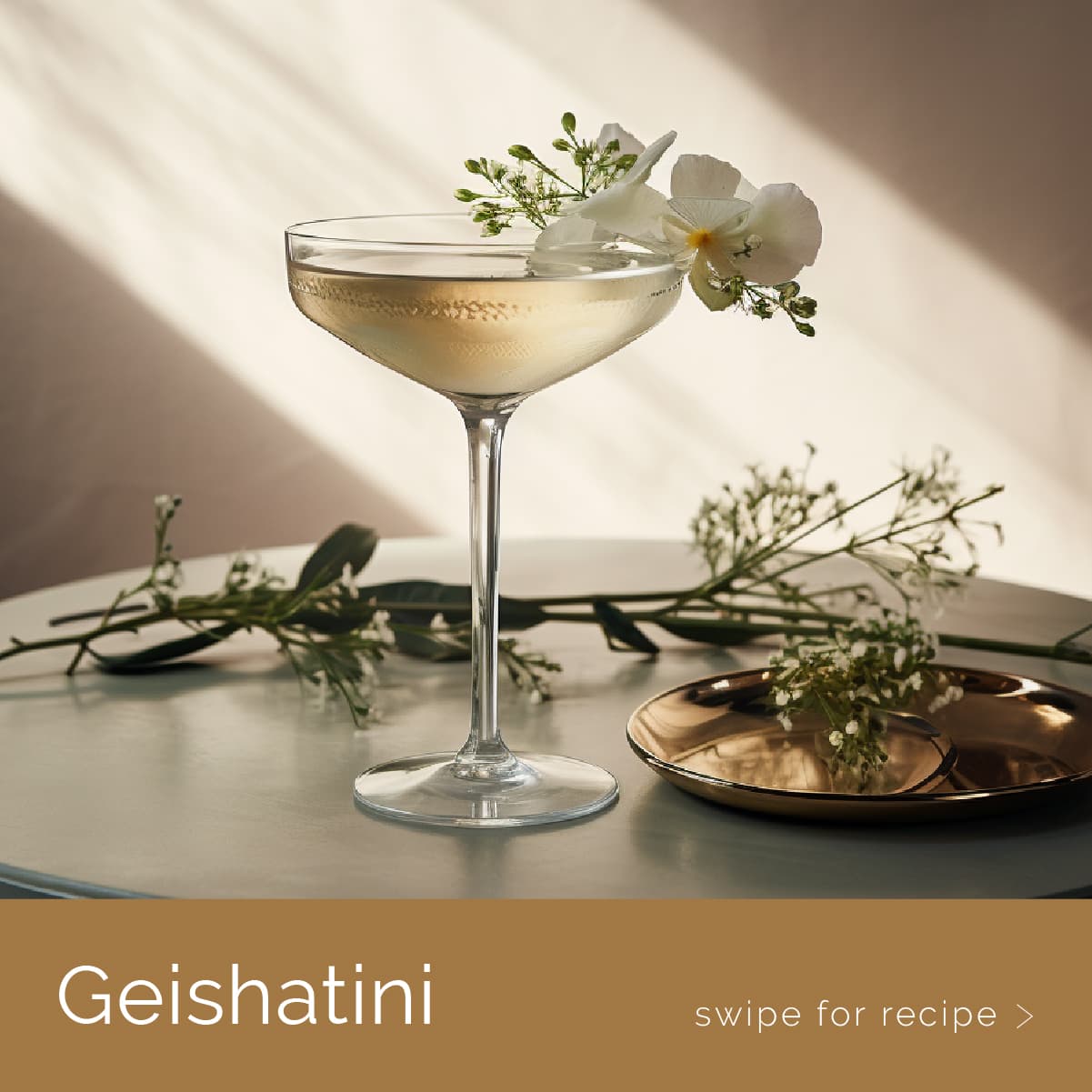 A Geishatini cocktail