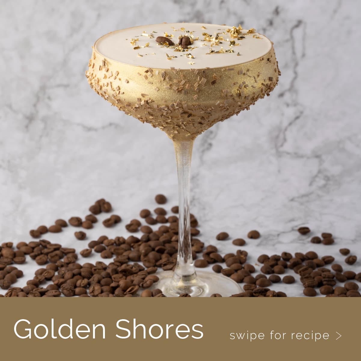 A Golden Shores cocktail