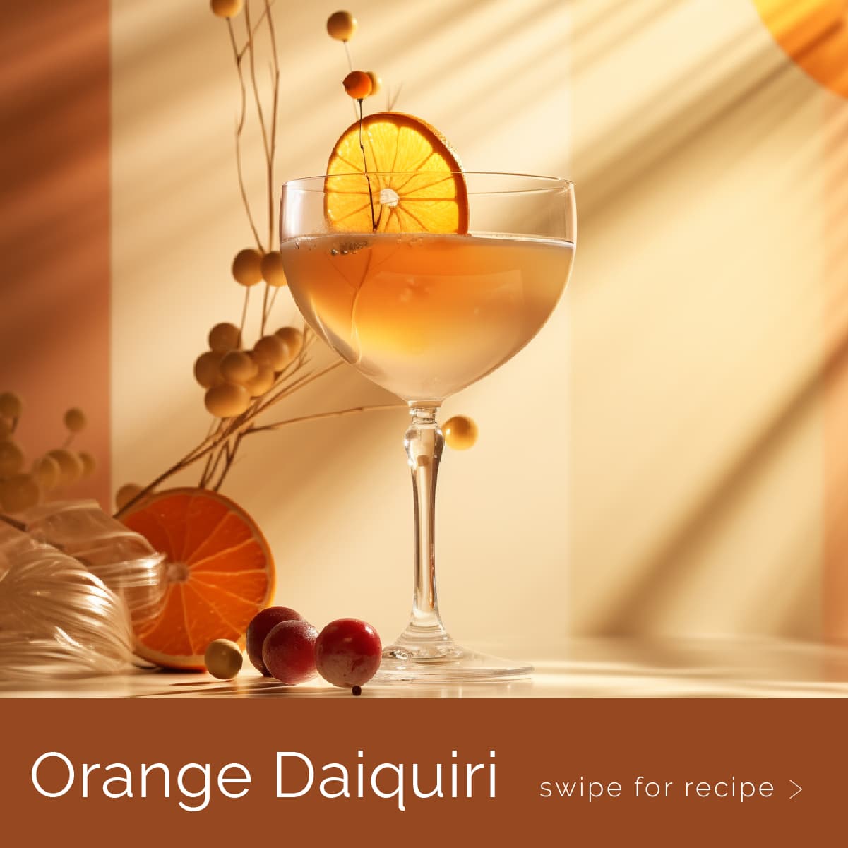 An Orange Daiquiri cocktail