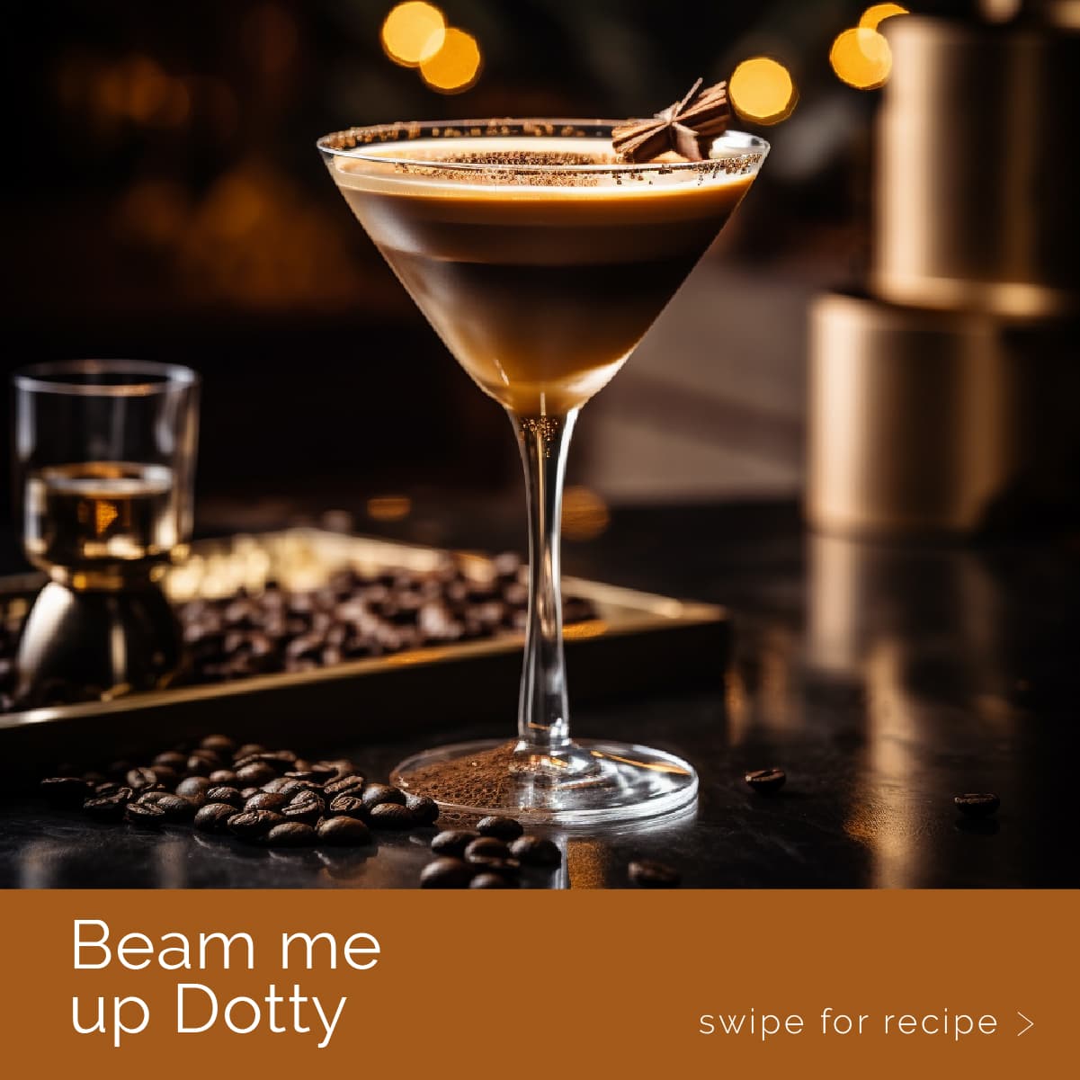 A Beam me up Dotty cocktail