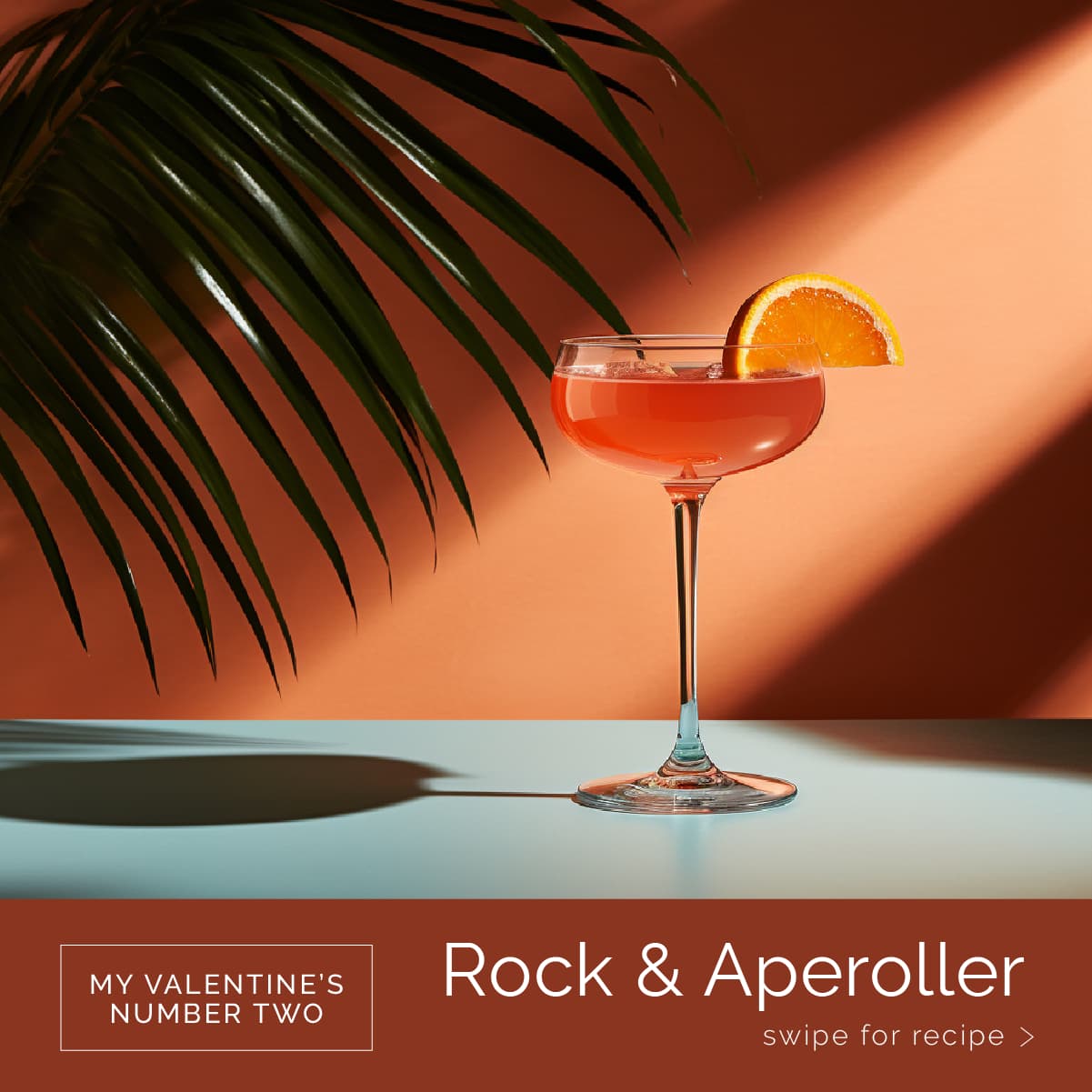 A Rock & Aperoller cocktail