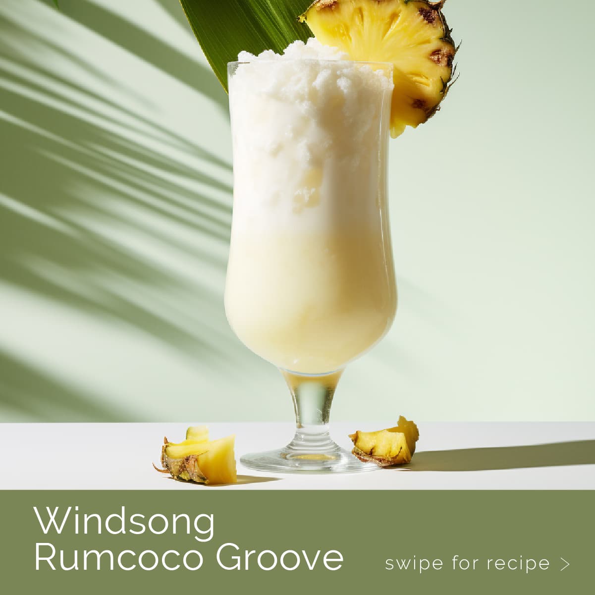 A Windsong Rumcoco Groove cocktail