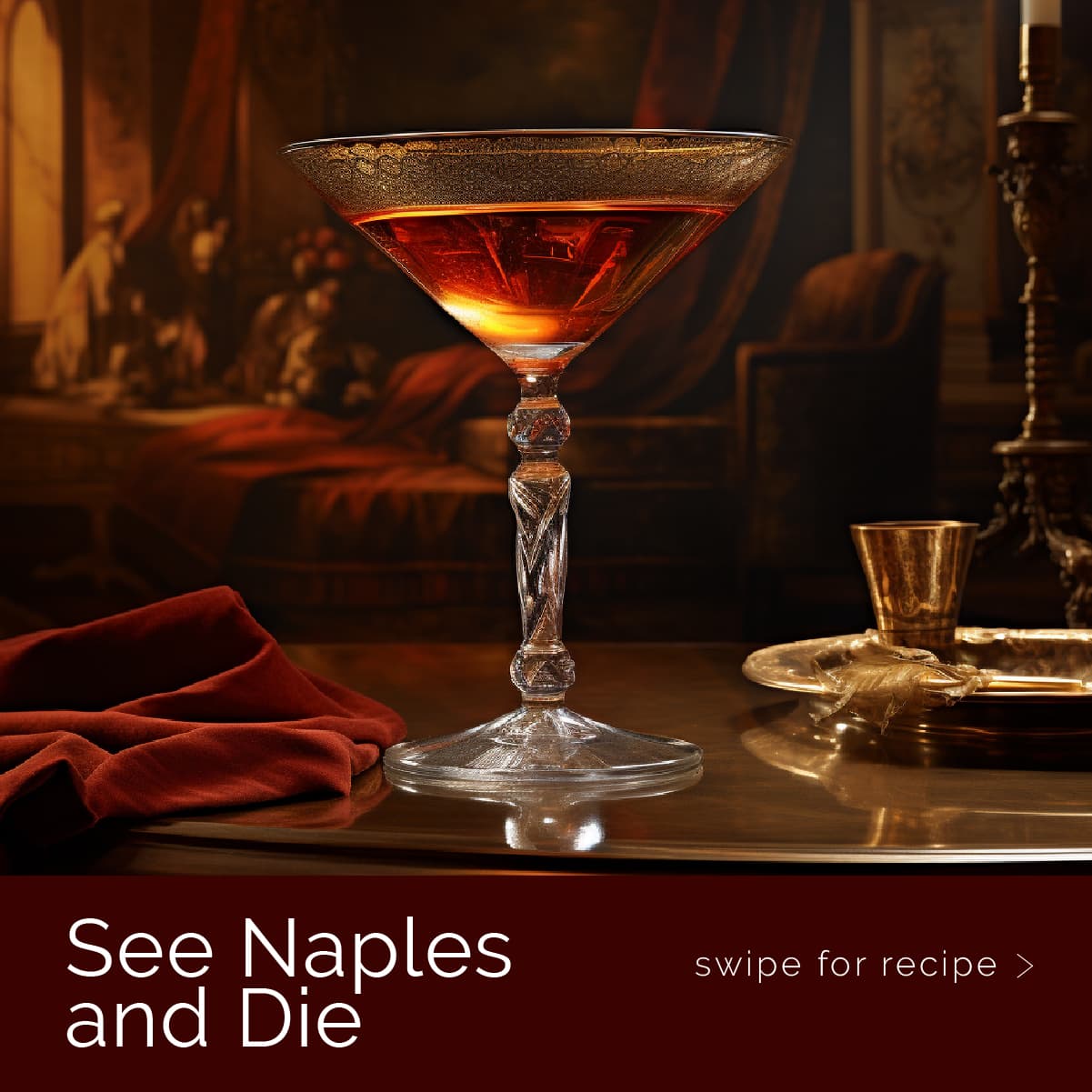 A See Naples and Die cocktail